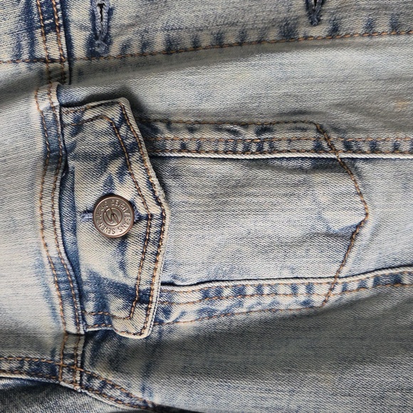 Seven7 Light Blue Denim Jacket NEW - Picture 5 of 10